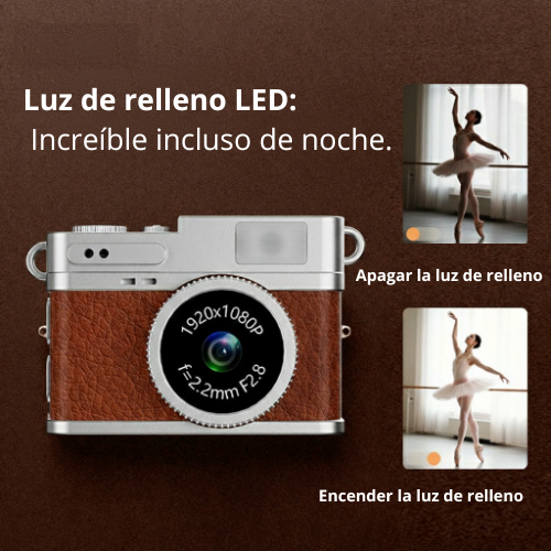 Cámara Llavero Retro Video Recorder